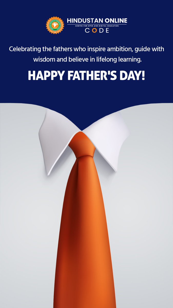 Here’s to the dads who fuel our dreams, support every step, and prove that learning never stops. #HappyFathersDay from #CODE – where inspiration begins at home. 

#FathersDay2025 #CODEbyHindustan #MyHindustan #GrowWithHindustan #OnlineCourse #LearnOnline