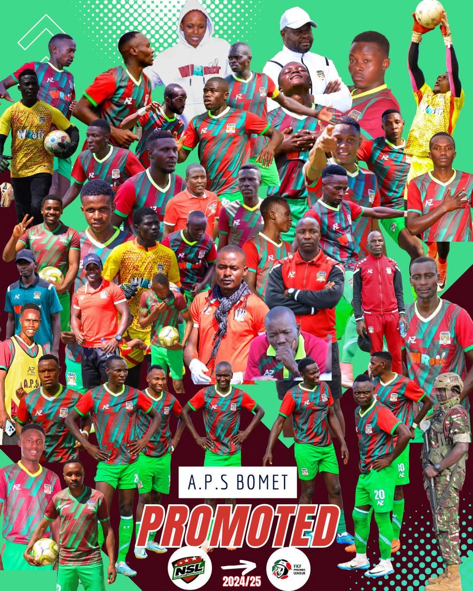 Good stuff A.P.S BOMET FC  for a job well done this season and securing promotion to the Premier League. All the best Afandes! See you soon.

#lazimaiwork 
#WeAreNairobiUnited 
#NaiBois 
#NaiGeng