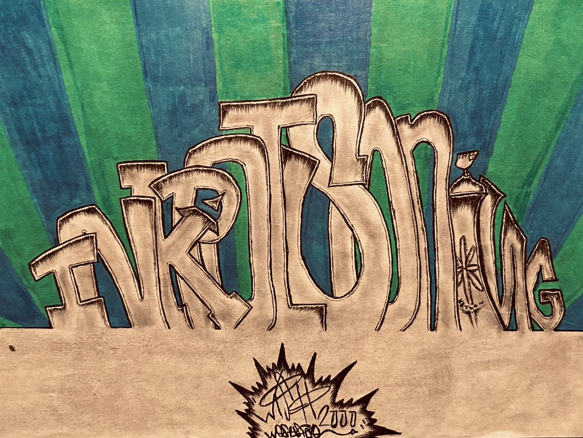 Found this ink sketch I did 25 years ago.. ✍️