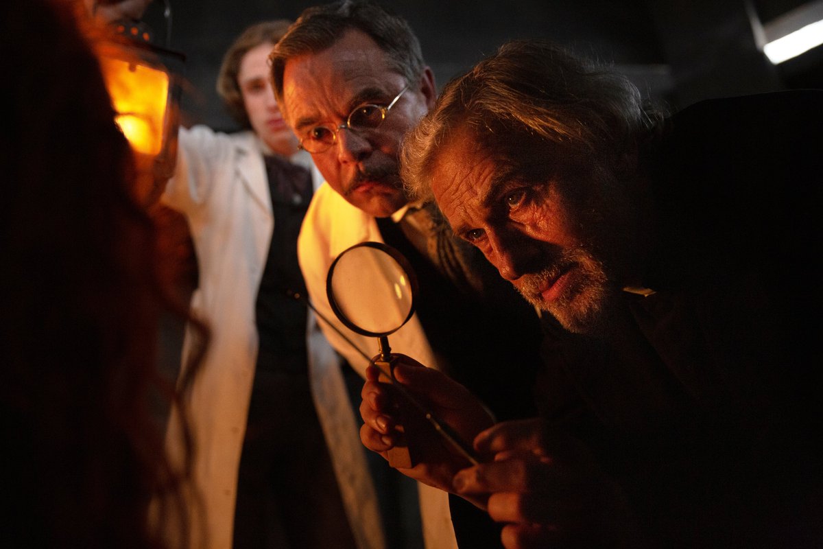 Stills from Luc Besson's Gothic horror movie 'Dracula: A Love Tale', which stars Caleb Landry Jones, Christoph Waltz, and Zoë Bleu.

'Dracula: A Love Tale' opens theatrically in France on July 30.

More info: tinyurl.com/7e3hnnmy #FantasticPavilion