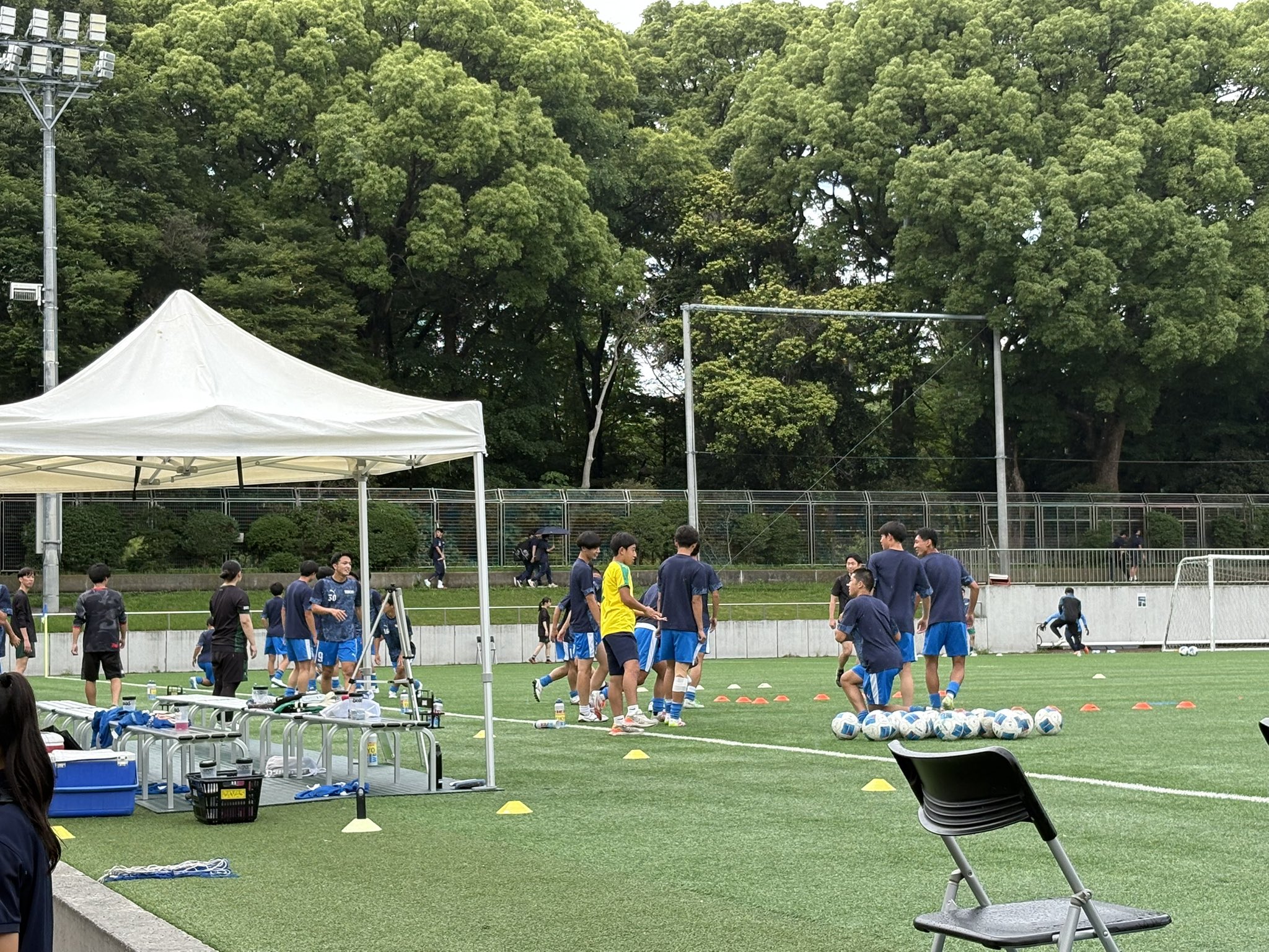 帝京高校　サッカー部　上下ピステ 帝京高校 サッカー部 ピステ 上下セット - メルカリ