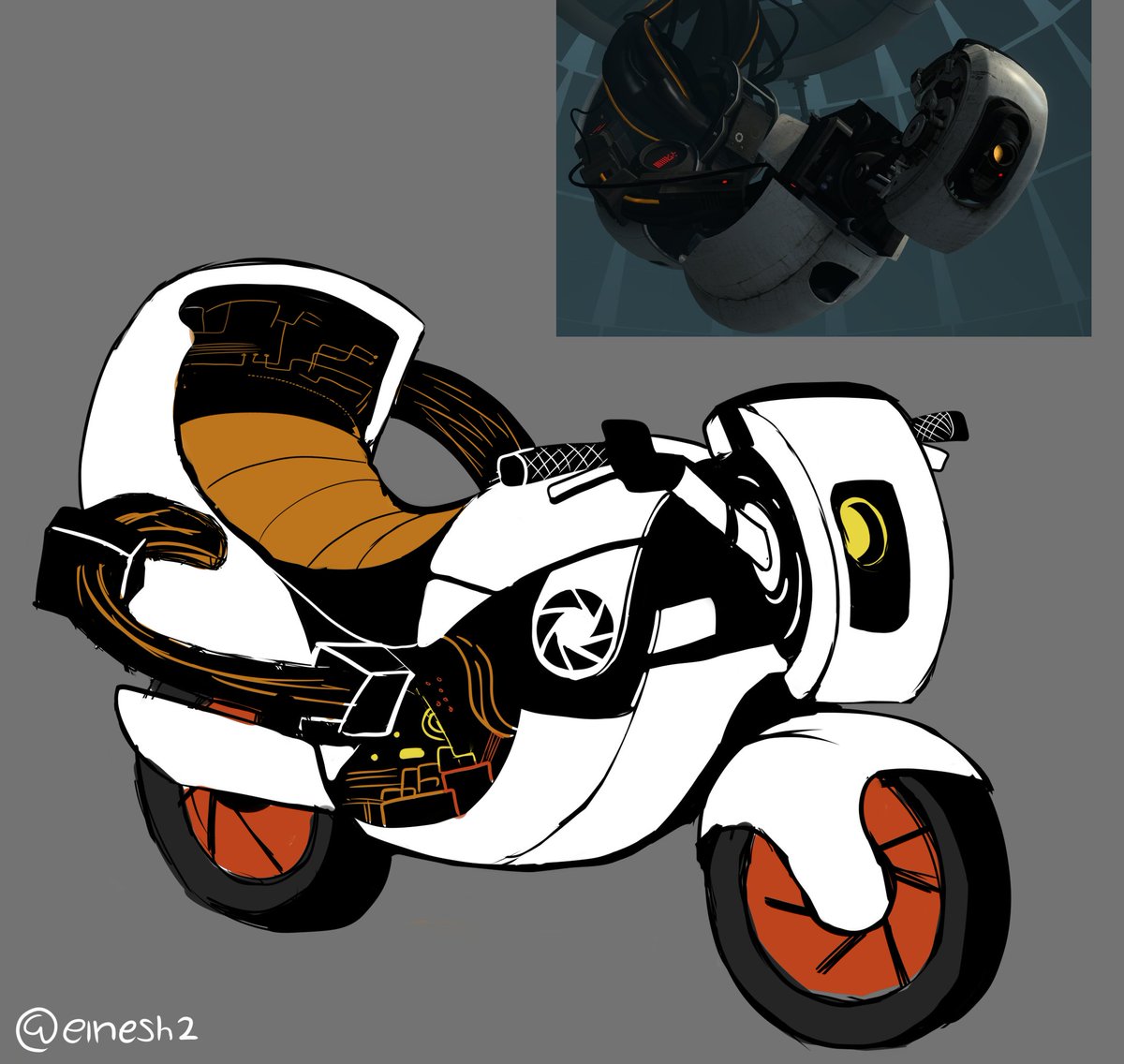 Glados motorcycle v1
#portal2 #Doodles