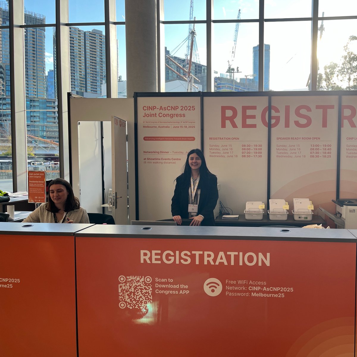 theCINP's tweet image. All is getting ready for CINP-AsCNP 2025 in Melbourne! Our team looks forward to meeting you soon!
#cinp2025 #neuropsychopharmacology #congress