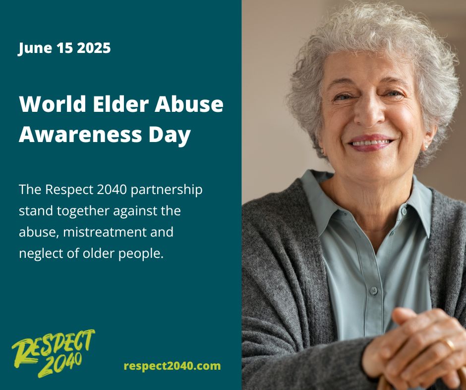 Respect 2040 is working together to build a community that values the contributions and rights of people of all life stages, and ages. 
Take a Stand:
- Practice age-inclusive language
- Point out ageist stereotypes
- Confront your own biases
Find out more: respect2040.com