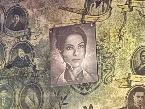 The image Victoria chose to paste on the family tree is a headshot of her in her resident whitecoat and stethoscope from medical school. This photo is professional &amp; legitimate. She sees it as proof she is a real scientist, not just another mad Frankenstein.

#MonstersUnchained