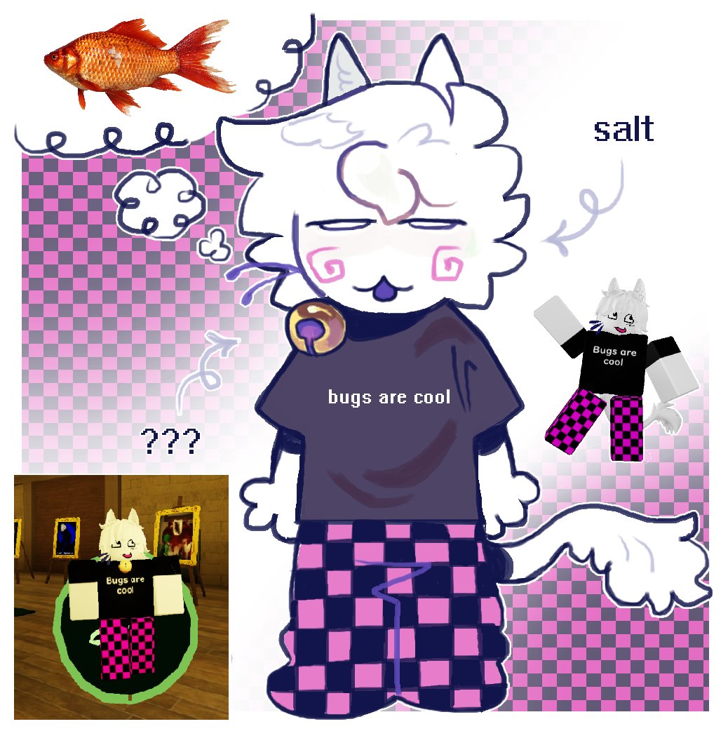 Saltzerland's tweet image. in honor of me being more active on here im finally making a pinned post
dont know what to put in a pinned post though, so heres my sona. the thing.