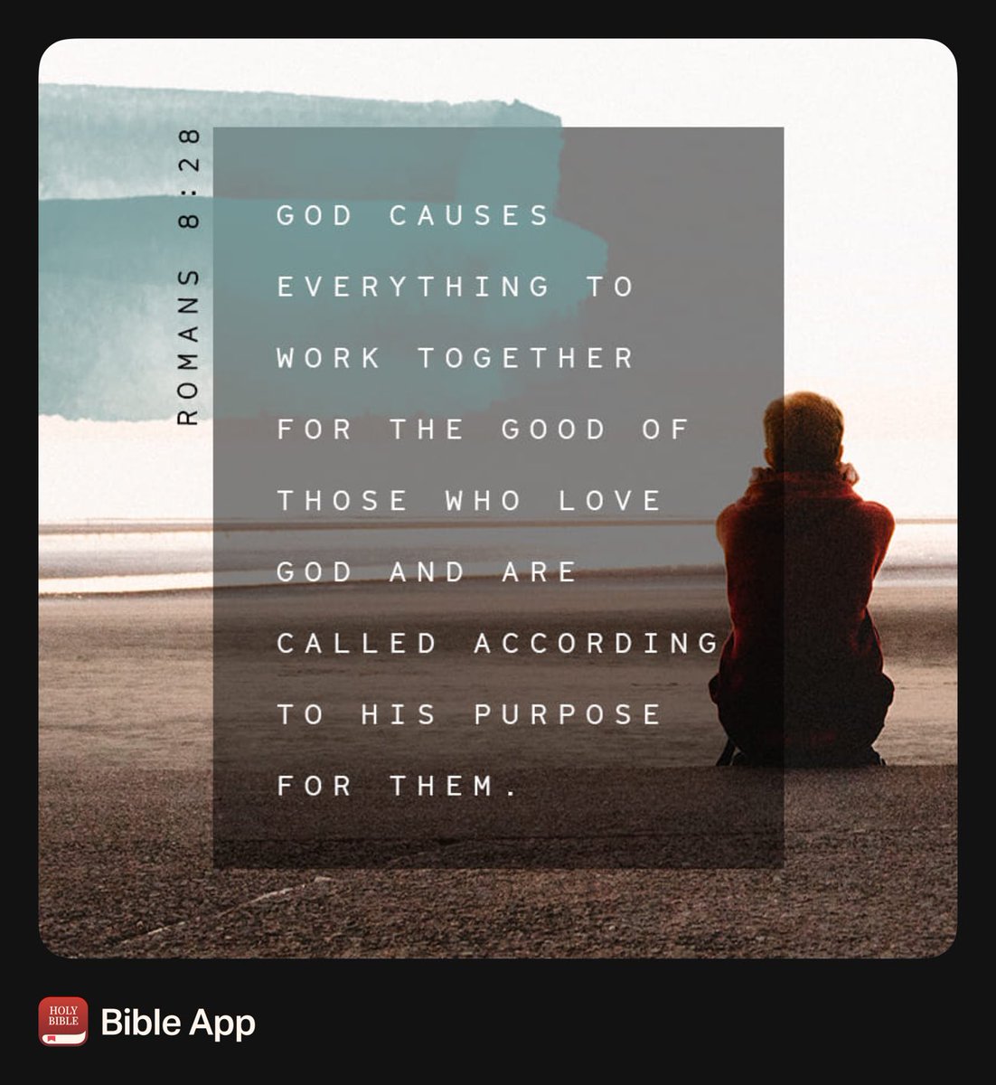 All things work together to the good of those who love God.