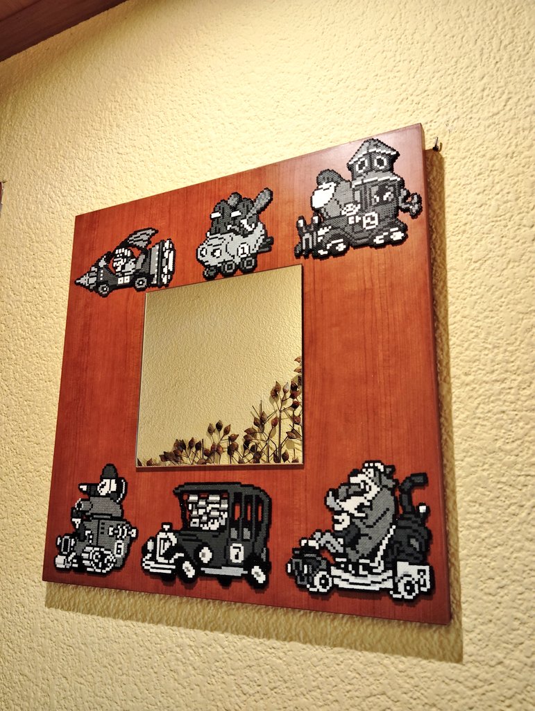 Incluso cuadros con espejos, muchas posibilidades.