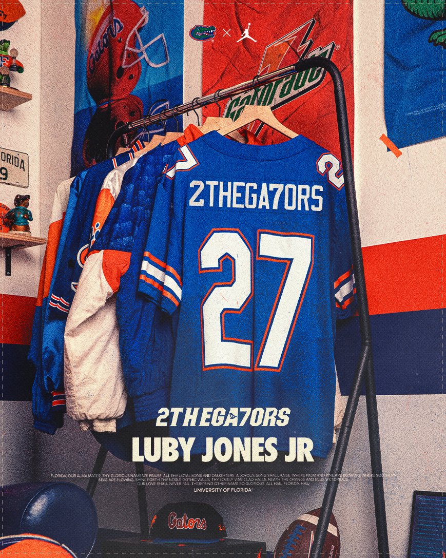 jones_luby's tweet photo. Appreciate the love from @CoachJuluke @coach_bnapier @GatorsFB 🐊🐊🐊#letskeepbuilding @BPS_Football https://t.co/o9aWJwwEfC