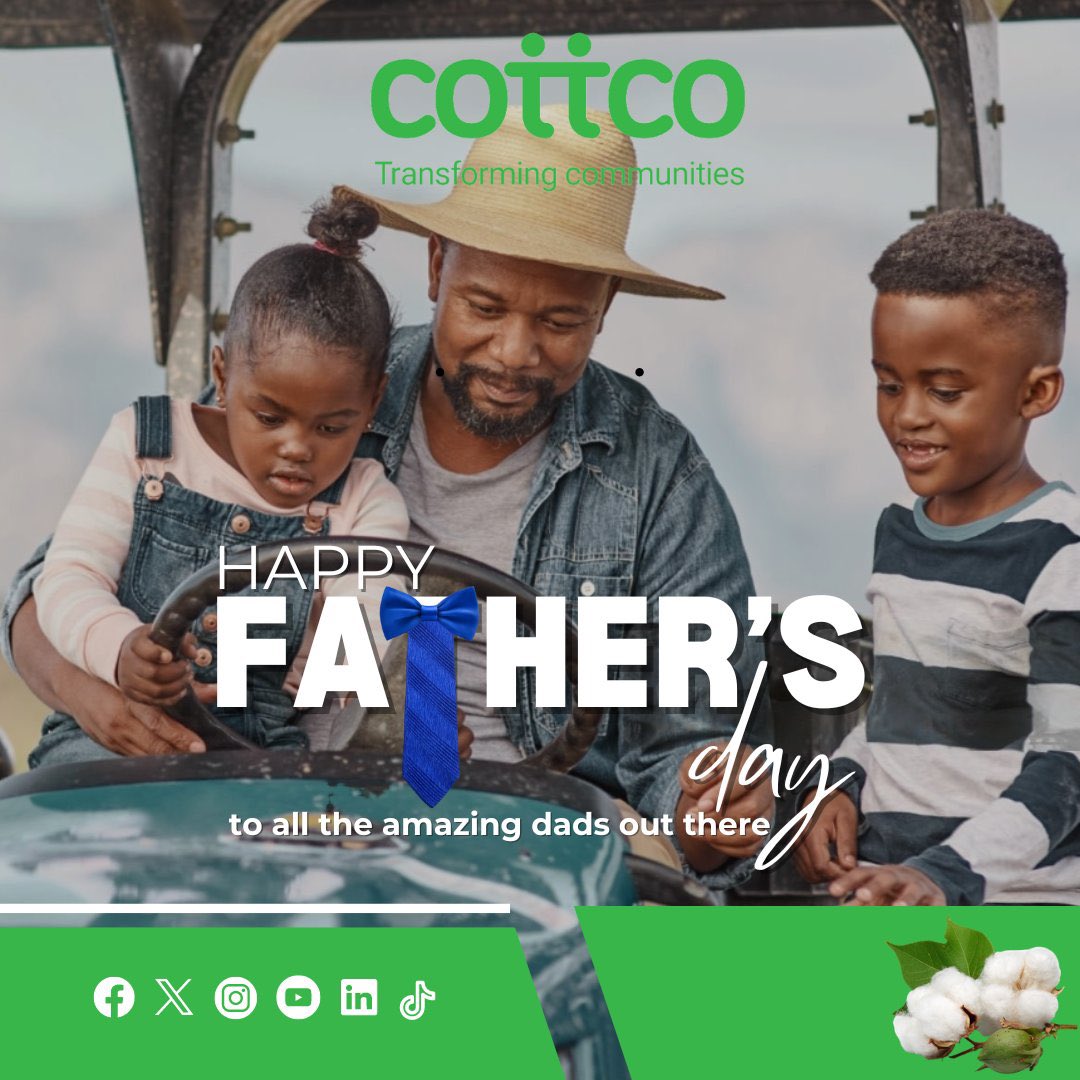 Happy Father's Day from Cottco!
Today, we honor the fathers whose hard work and dedication help sow the seeds of a brighter tomorrow. Your strength and commitment inspire us all. Thank you for everything you do!
#FathersDay