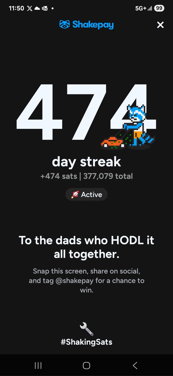 HookMetaX's tweet photo. @shakepay Happy Father's Day 💙 https://t.co/pe3LotXt2A