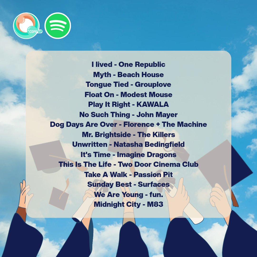 COPE_UP's tweet photo. Para sa mga grumadweyt, at sa mga patuloy pang lumalaban 🫂

From late-night arals to “sana all” moments—this one’s for every student moving forward, in whatever way that looks like 💪✨️

Press play and look UP for your next chapter! 🎶

https://t.co/ljNnYJZzma https://t.co/NScO3gzgAl