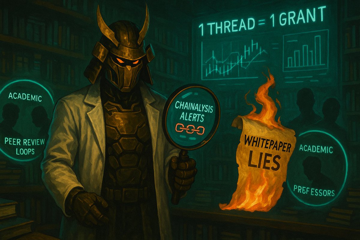 ⚔️ Day 5: How to Land a Blockchain Researcher Role (From Lurker to Lab Coat)

Think you need a PhD to analyze crypto?
The best researchers are degens who document their madness.

The Secret:
Publish or perish is now "Tweet or starve."
No one asks for credentials. They track: