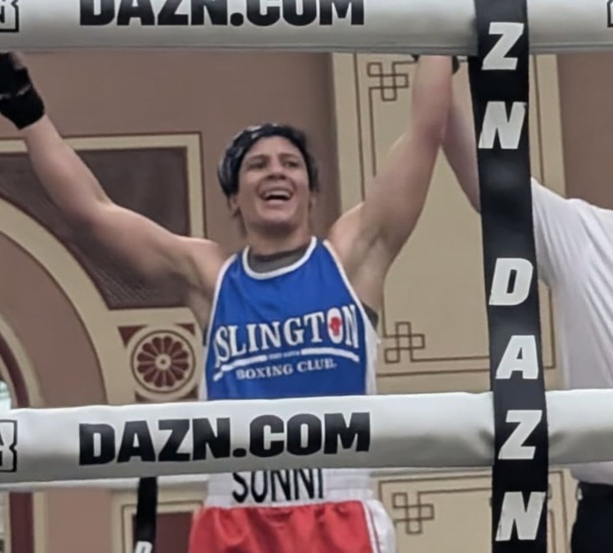 Sunni Torgman progresses to the finals of the Haringey Box Cup with a unanimous decision victory today in the semi finals. 

This is the 2nd year in a row that Sunni is in the elite Haringey Box Cup final, she claimed a silver medal last year.

We also have Kai Talha boxing in
