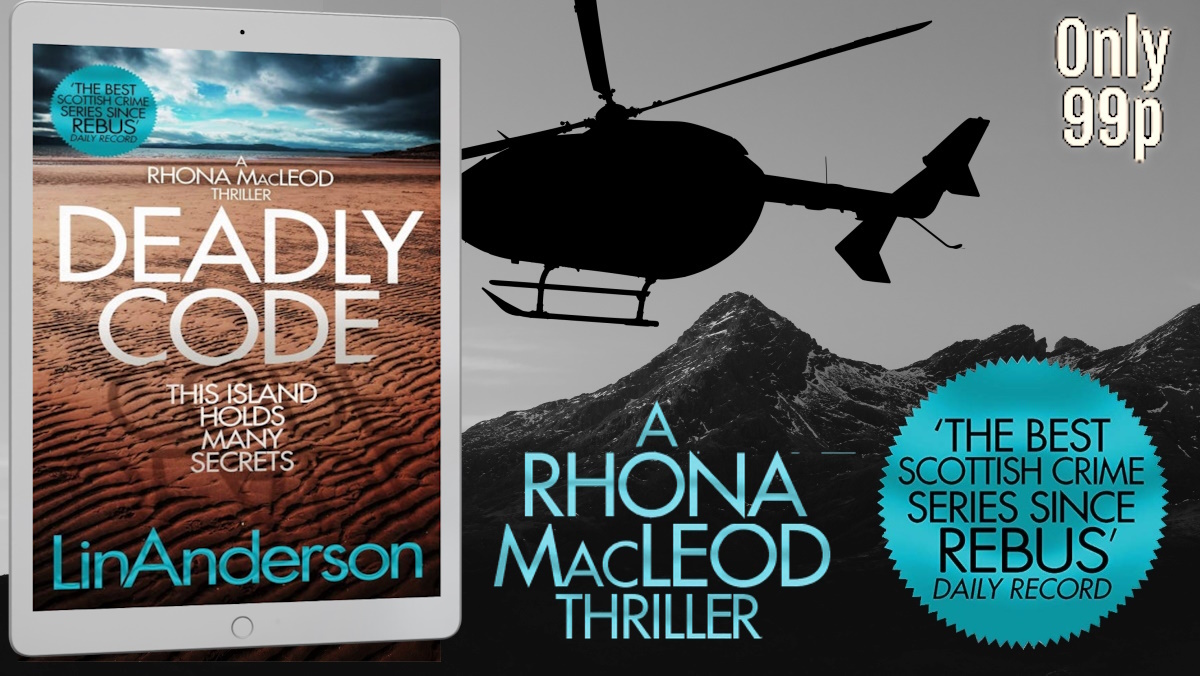 *** Kindle Monthly Deal*** 99p - DEADLY CODE - 'This book was amazing. Read in 4 days. So gripping' viewbook.at/DeadlyCode #Thriller #CrimeFiction #Mystery #LinAnderson #SantaMonica #BloodyScotland