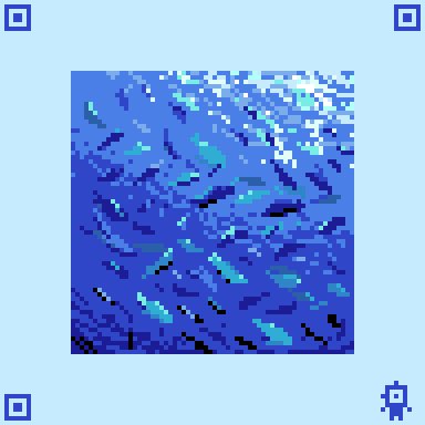 netroco's tweet image. 魚群
#pixelart  #ドット絵