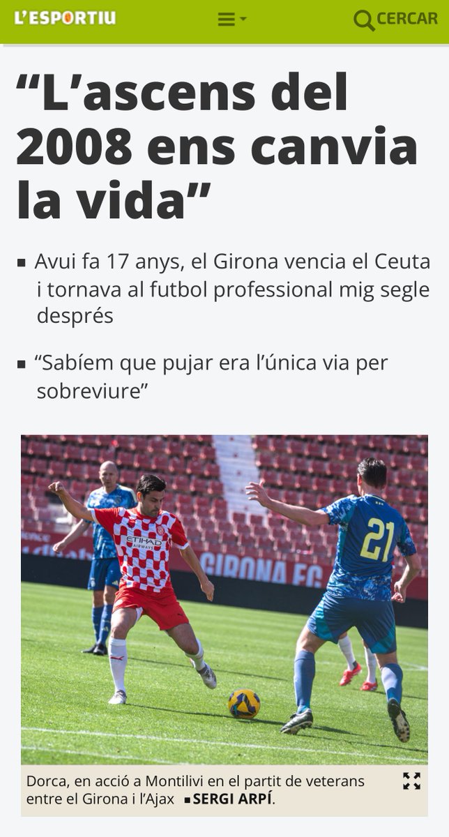 I del no res, la meva segona portada 🥰📸✅

✍🏼 <a href="/Albert_IsernQ/">Albert Isern</a> 
📰 <a href="/lesportiuGIR/">L'Esportiu - Girona</a>