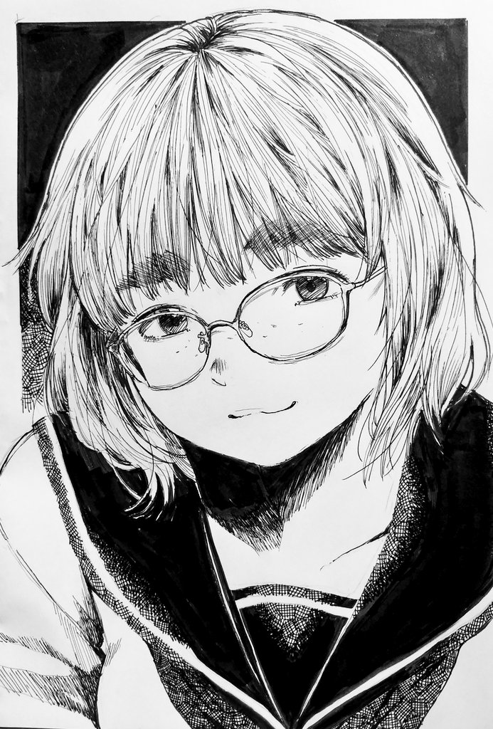 #無言で眼鏡娘をあげる見た人もやる 