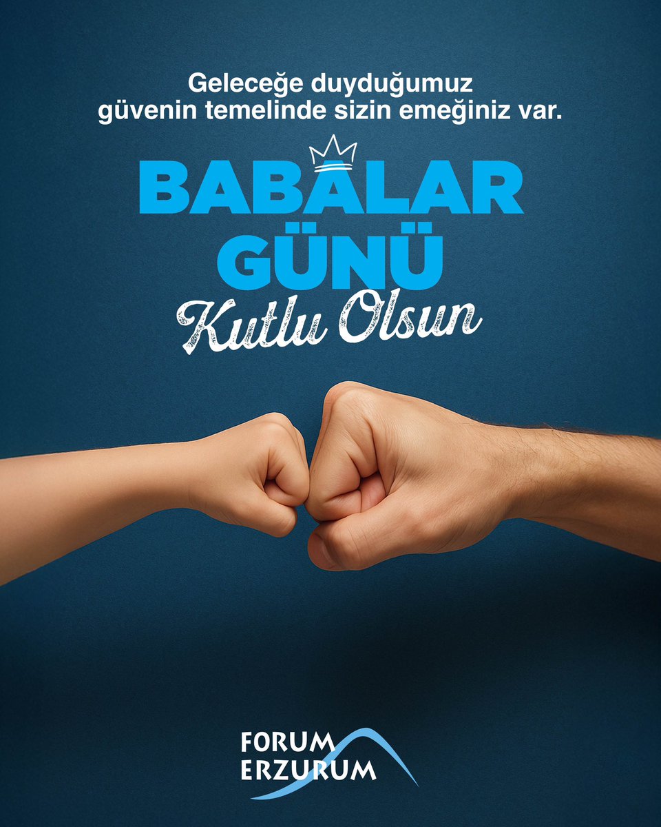 Geleceğe duyduğumuz güvenin temelinde sizin emeğiniz var...
 
Hayatımıza kattığınız güç, sabır ve sevgi için minnettarız. Tüm babaların Babalar Günü kutlu olsun. 💙