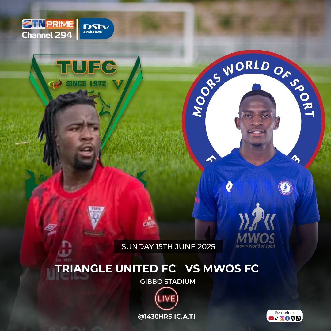 Can <a href="/MwosFC/">MWOS FC</a> extend their unbeaten run to 15 games or will Triangle FC be able to stop them?

Watch all the action LIVE on #ZTNPrime, #DStv294 from 14:30 HRS CAT.

#GetThePicture #Zimbabwe