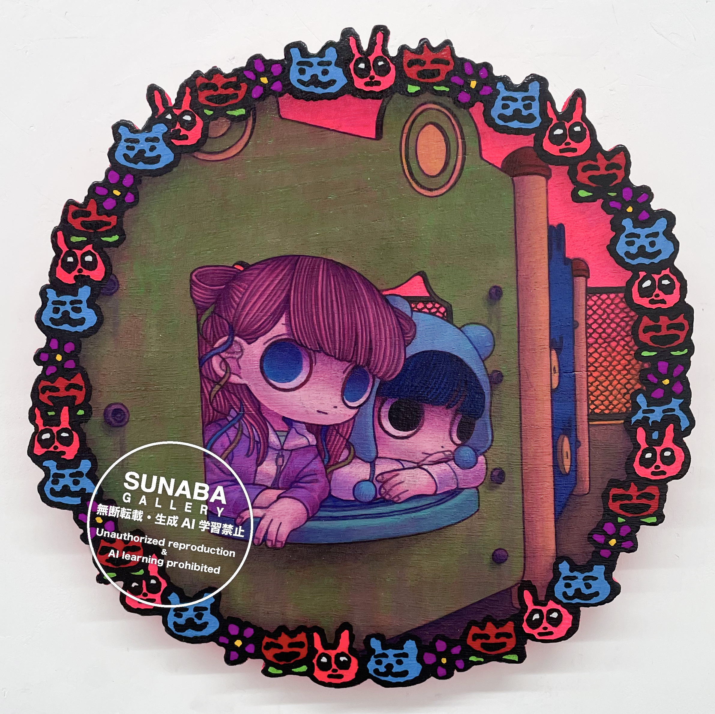 吉田有花 | 個人37 455mm×333mm／acrylic on canvas #art