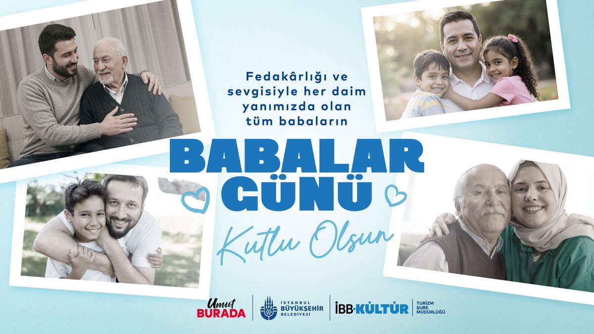 Fedakârlığı ve sevgisiyle her daim yanımızda olan tüm babaların Babalar Günü kutlu olsun.