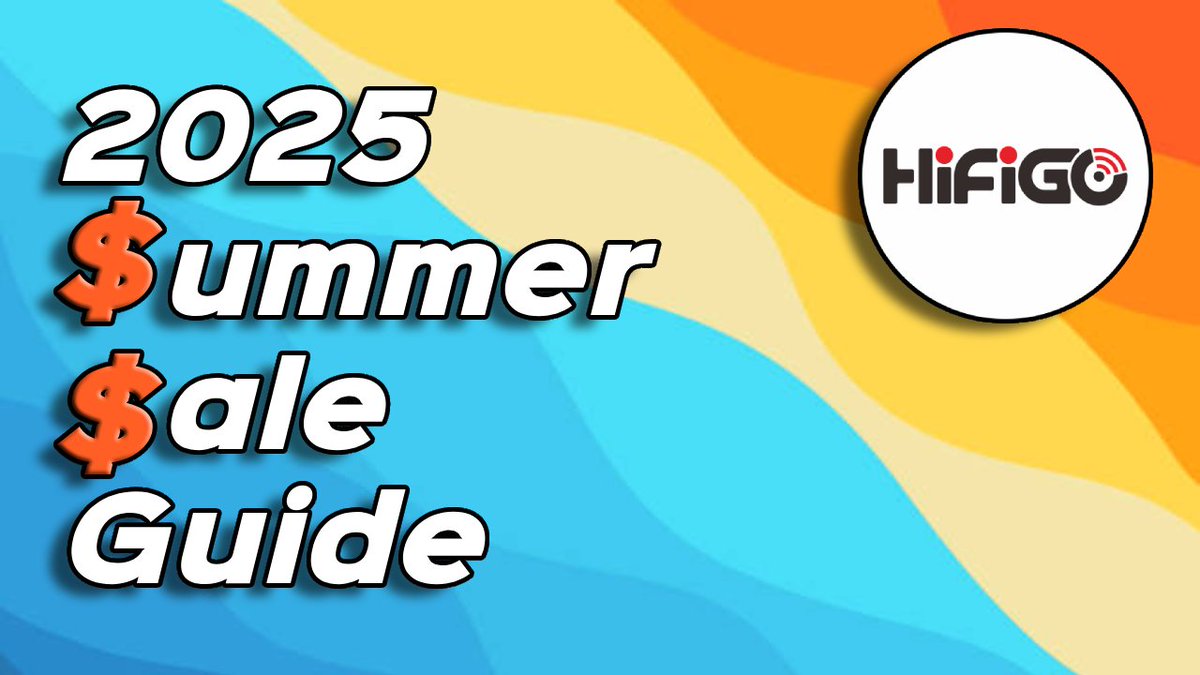Hey guys HiFiGo is having a 10 day Summer sale that starts tomorrow! 
youtu.be/OZTTusZ25d4