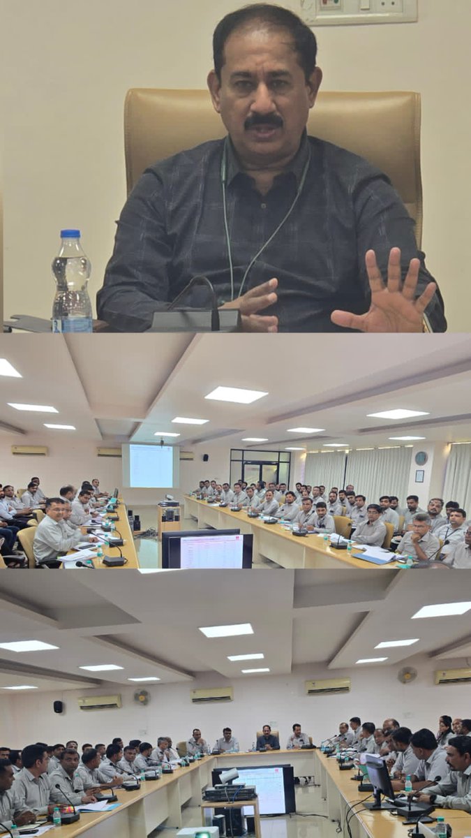 ⚡MD PGVCL hits the ground for faster complaint resolution &amp; sensitizes SDOs of Rajkot Rural Circle.
SEs &amp; EEs to visit &amp; ensure
✔️Diligent complaint monitoring &amp; register upkeep
✔️Prompt action &amp; 24x7 feedback
✔️Fully functional complaint infra with fault staff
#PGVCL #PowerCare