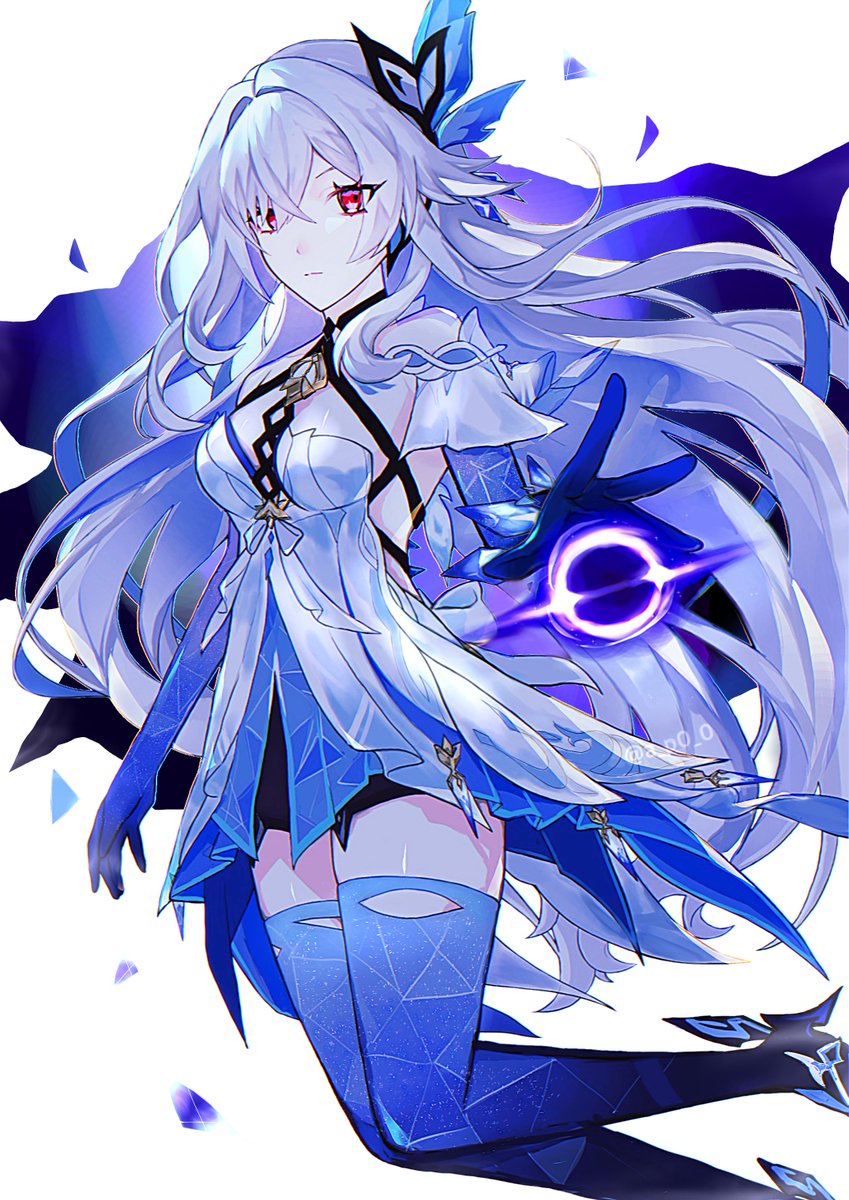 a_p0_0's tweet image. 師匠楽しみ💙

 #原神 #genshinimpact #スカーク #skirk