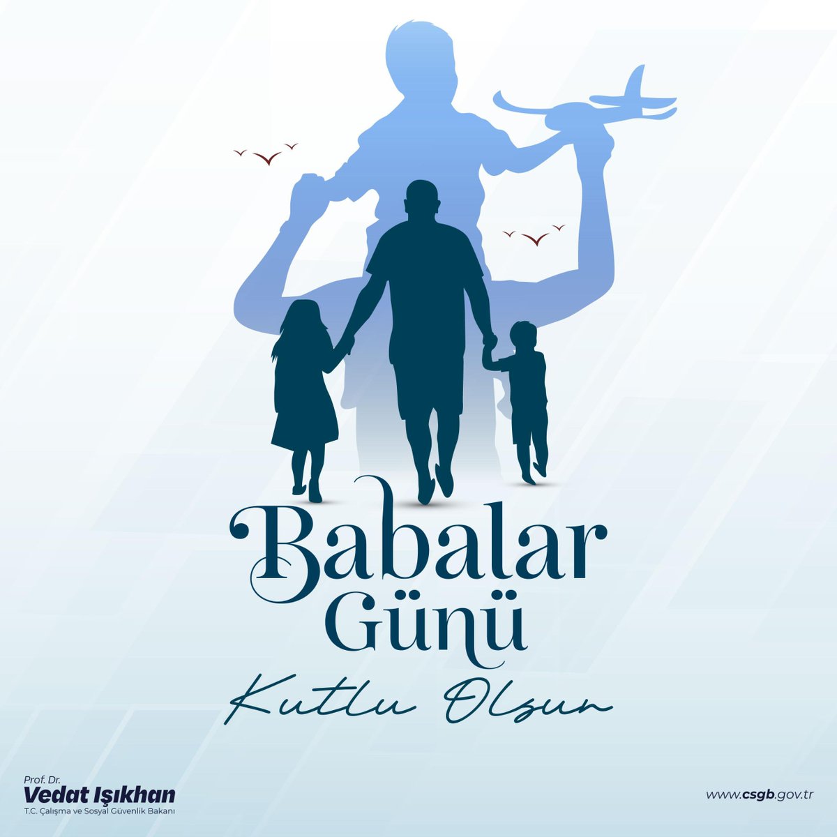 Fedakarlıklarıyla ömrünü ailesinin mutluluğuna adayan, evlatlarının her zaman güvenle sırtını yasladığı babaların #BabalarGünü’nü kutluyorum.

Rahmeti rahmana kavuşmuş kıymetli babam başta olmak üzere ahirete irtihal edenlere Allah’tan rahmet diliyorum.
