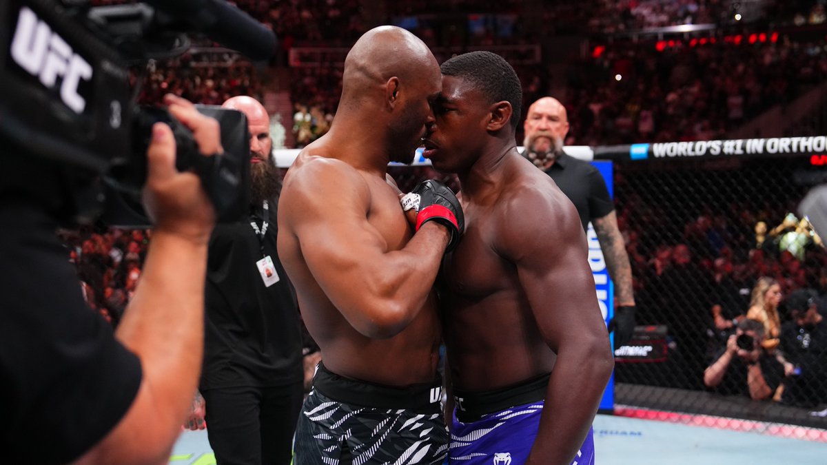 ufc's tweet image. Don&apos;t count him out yet! 👏

@Usman84KG put himself back into the title picture with a dominant win yesterday at #UFCAtlanta 👀