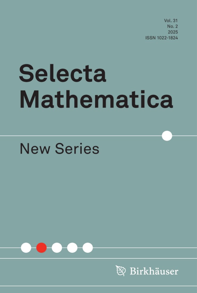 ✨ Published in #SelectaMathematica, Vol 31, Issue 2, 2025

Adam LaClair, Matthew Mastroeni, Jason McCullough, Irena Peeva: "Koszul graded Möbius algebras and strongly chordal graphs"

#CommutativeAlgebra #Combinatorics
Free view 🔗 rdcu.be/eq2dN
link.springer.com/article/10.100…