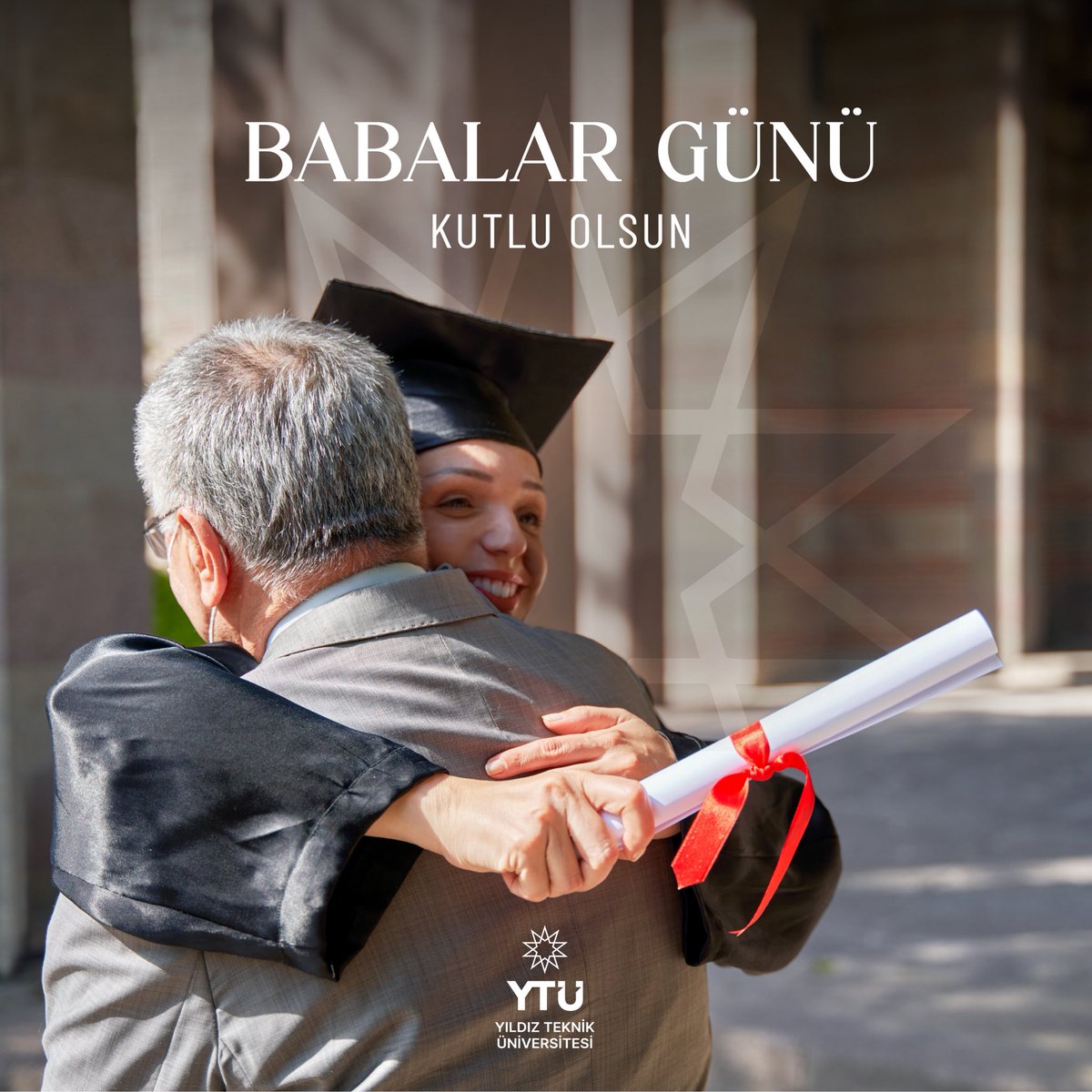 Hayatın her anında ilham veren, cesaretiyle yol gösteren, emeğiyle geleceğimizi inşa eden tüm babalara, YTÜ Ailesi olarak gönülden teşekkür ediyoruz.

Hepimizin ilk kahramanı olan babalar; fedakârlıklarıyla bize güven veren, sevgileriyle kendimizi iyi hissettiren eşsiz