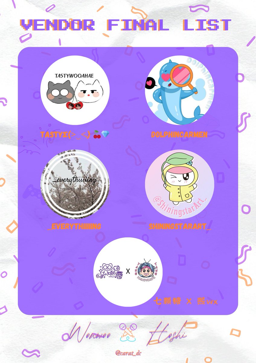Good Day! We’re so pleased that they’re part of our event too! 

<a href="/_Everythiiiiing/">ㅌㄴ</a> 
<a href="/ShiningstarArt_/">𝐜𝐚𝐫𝐚𝐭 ˃ ᵕ ˂</a>

Thank you all for the applications! For those who didn’t get this time, we hope that we have a chance to collaborate in future! 

See you all soon!🧡💜

#CherishedMoments_WonSoon