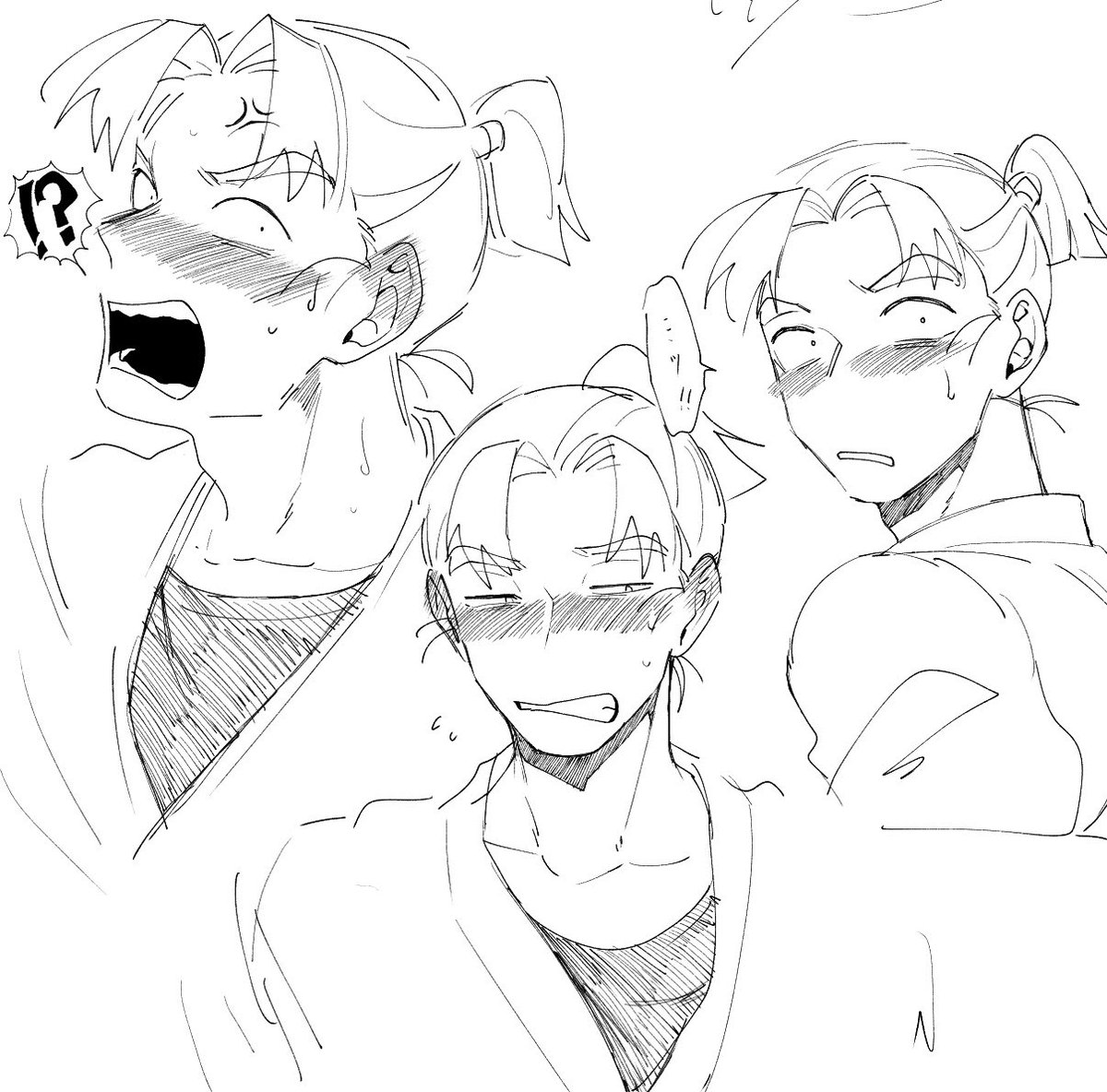 照れ顔もんずぃろ