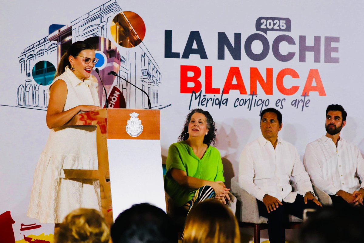 Isabel Rodríguez (@isabelrdzh) on Twitter photo Disfruté en compañía de la alcaldesa <a href="/CeciliaPatronL/">Cecilia Patrón Laviada</a> de la inauguración de la 19ª Edición de La Noche Blanca 🎨🌙 “Mérida Contigo es Arte”, y la Exposición: Gesto y Color: el legado de Gabriel Ramírez🖌️.
¡Gracias a todos los que se sumaron a esta gran fiesta cultural! Nos vemos Disfruté en compañía de la alcaldesa <a href="/CeciliaPatronL/">Cecilia Patrón Laviada</a> de la inauguración de la 19ª Edición de La Noche Blanca 🎨🌙 “Mérida Contigo es Arte”, y la Exposición: Gesto y Color: el legado de Gabriel Ramírez🖌️.
¡Gracias a todos los que se sumaron a esta gran fiesta cultural! Nos vemos