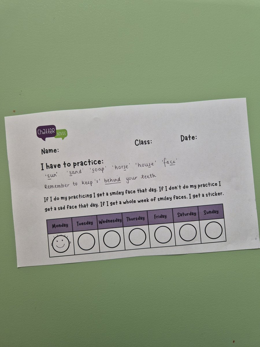Speech Therapists! Are you struggling to get kids practicing between speech therapy sessions?
Here's a simple (free!) tool I made that makes home practice easy — and fun. (1/3)