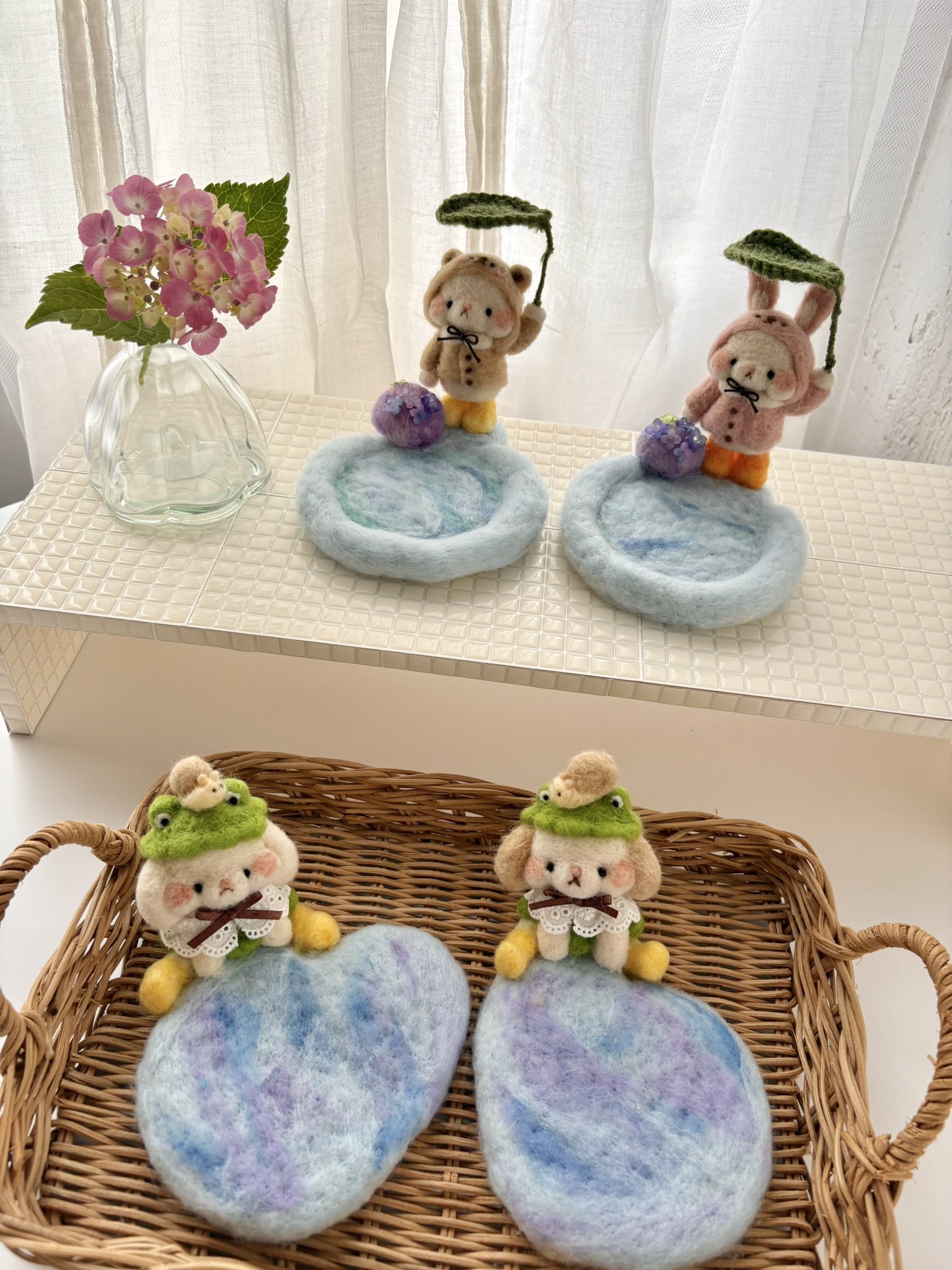 羊毛フェルトオーダー　うにぷりんページ 羊毛フェルトオーダー うにぷりん様専用ページ - メルカリ