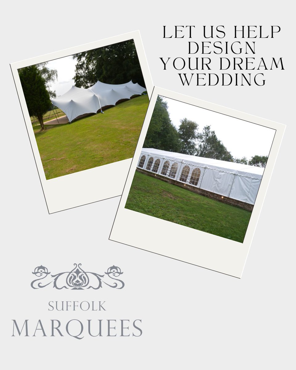 Wedding plan really varies from couple to couple - some know exactly what they want, while others want to be inspired before making their choices about their big day!

Whatever your style, we're here to help with stretch tents, marquees and sailcloth marquees, tipis - and more!