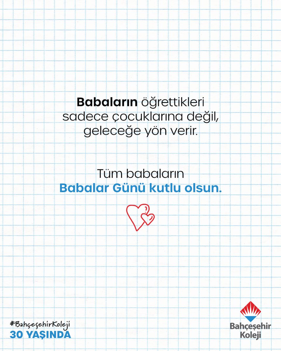 Bahcesehir_Turgutlu (@turgutlubk) on Twitter photo Babaların öğrettikleriyle büyüyen çocuklara ve yarınlara…
Babalar Günü kutlu olsun! ❤️👨🏻
#BahçeşehirKoleji #BabalarGünü
<a href="/EnverYucel/">EnverYucel</a>
<a href="/koccozlem/">Dr.Özlem Koç</a>
<a href="/ozgeeasln/">Özge ASLAN</a>
<a href="/Savas_BOYAR/">Savaş BOYAR</a>
<a href="/fatlihann/">Fırat atlıhan</a>
<a href="/nurdanzorer/">Nurdan Gundogdu</a>
<a href="/barisszgn/">Barış SEZGİN</a> Babaların öğrettikleriyle büyüyen çocuklara ve yarınlara…
Babalar Günü kutlu olsun! ❤️👨🏻
#BahçeşehirKoleji #BabalarGünü
<a href="/EnverYucel/">EnverYucel</a>
<a href="/koccozlem/">Dr.Özlem Koç</a>
<a href="/ozgeeasln/">Özge ASLAN</a>
<a href="/Savas_BOYAR/">Savaş BOYAR</a>
<a href="/fatlihann/">Fırat atlıhan</a>
<a href="/nurdanzorer/">Nurdan Gundogdu</a>
<a href="/barisszgn/">Barış SEZGİN</a>