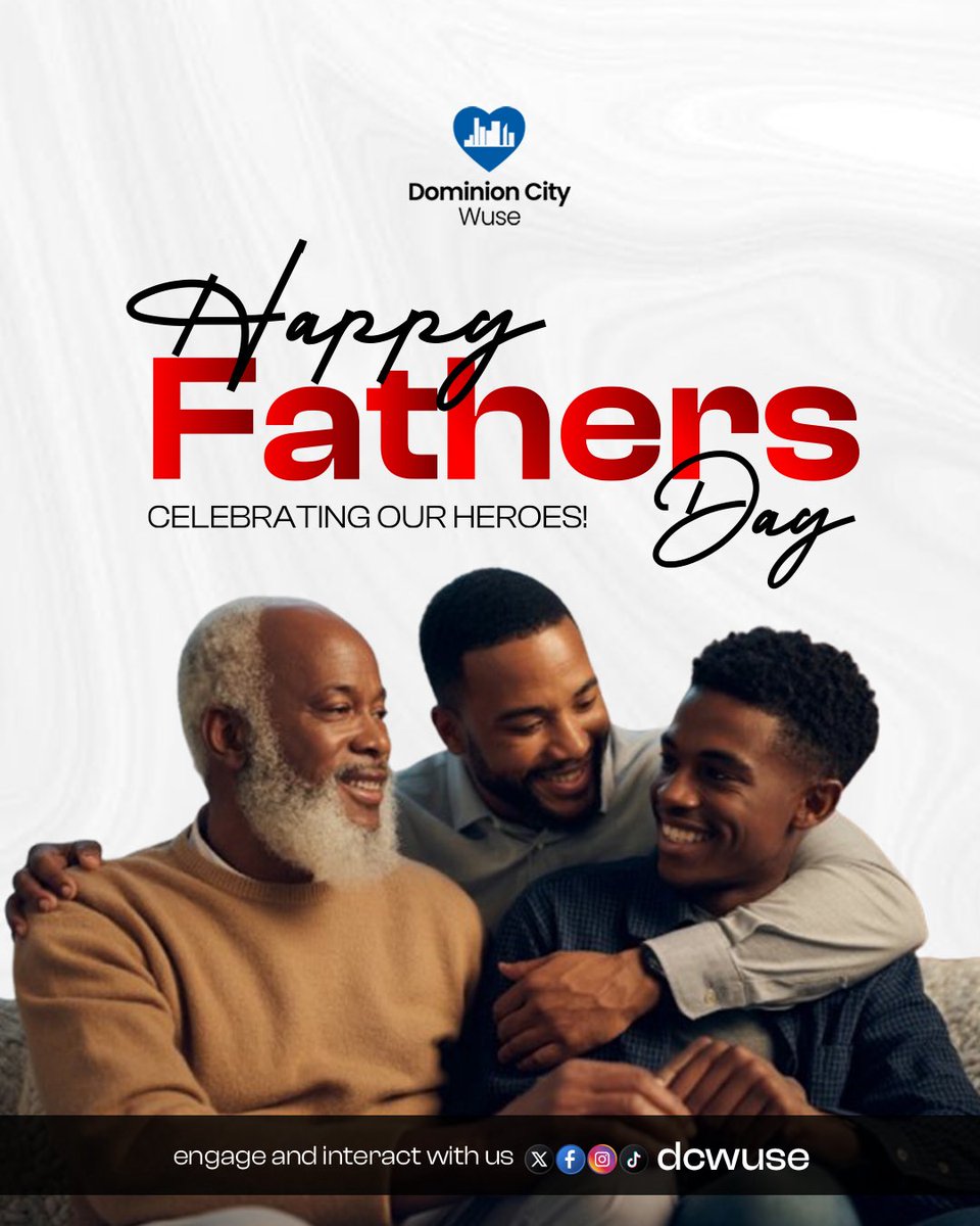 dcwuse's tweet photo. Happy Fatherโs Day!
To every dad, father figure, and silent hero โ thank you for showing up, leading with love, and shaping lives.
We see you. We celebrate you.
#FathersDay #DadPower #HonorTheFathers https://t.co/dGHoVgkfiY