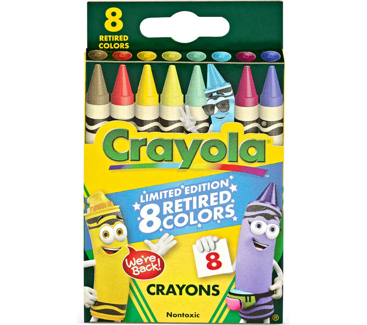JonathanLingard's tweet image. Limited Edition Colour Pack of "retired" colours crayola.com  
#crayons #rawumber #colourful