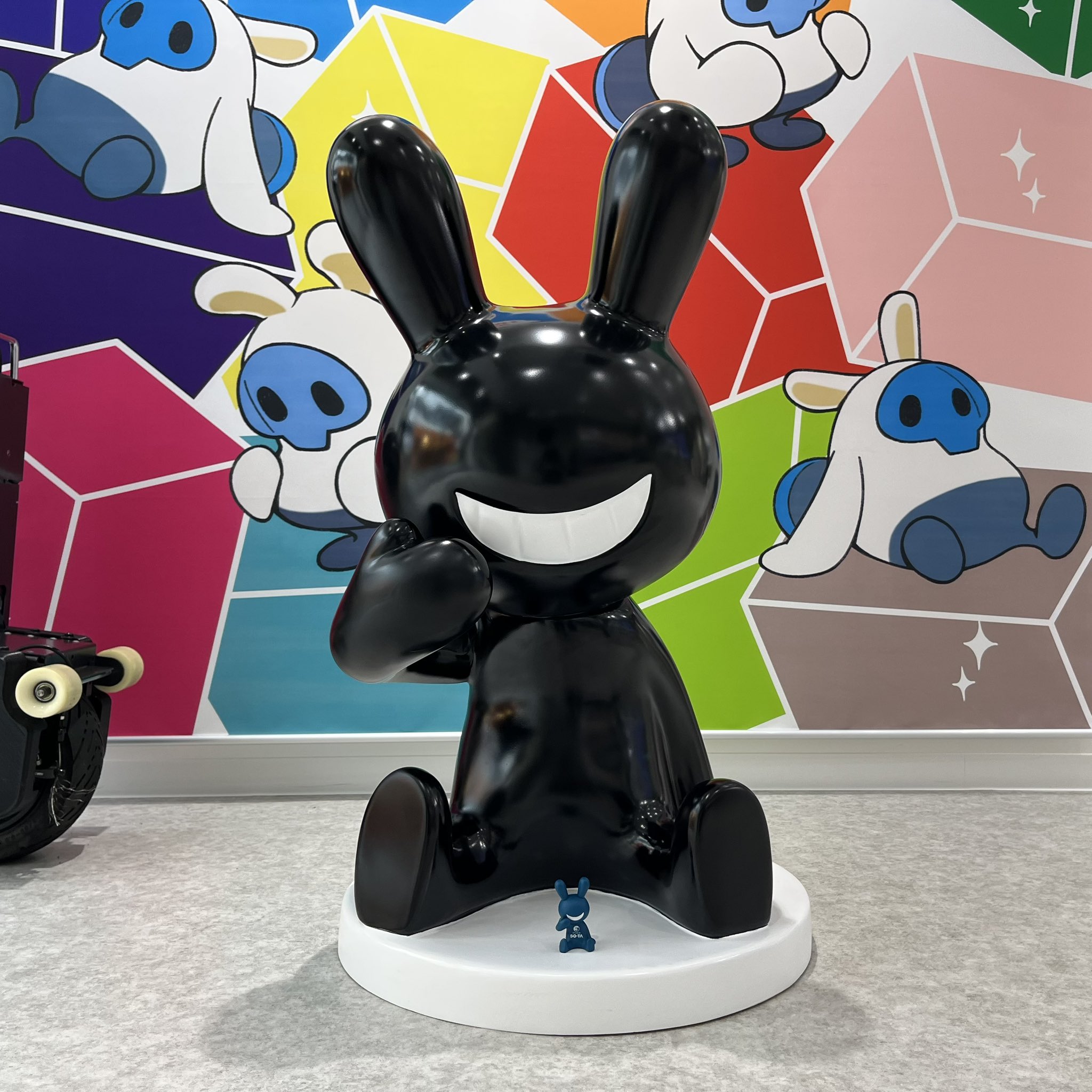 BLACK RABBiT お座り 錆　ソフビ BLACK RABBiT お座り 錆 ソフビ（STUDIO SO-TA BASE on X: 
