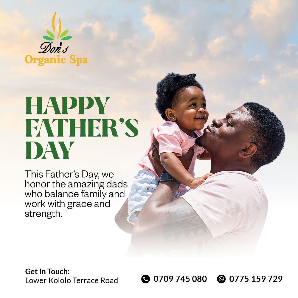 ❤️ Happy Father's Day ❤️
Today we celebrate the dads, grandpas, uncles, father figures and all the men who lift us higher, guide us with strength, and love us unconditionally. Today is all about you.

#CelebratingDad #DonsOrganicsSpa #FathersDay