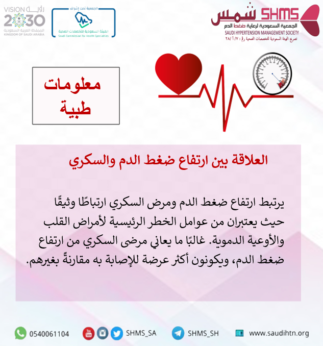 SHMS_SA's tweet photo. #صحة #ضغط_الدم #السكري https://t.co/EMFxWarF06