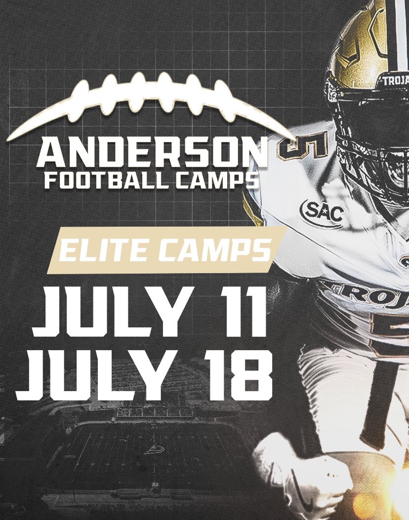 JeremiahDB24's tweet image. I will be competing at the Anderson Trojan Football camp this summer
@AUTrojansFB @CoachJasonTone @CoachGarrettH @Coach_Ford05 @PrepRedzoneSC @On3Recruits