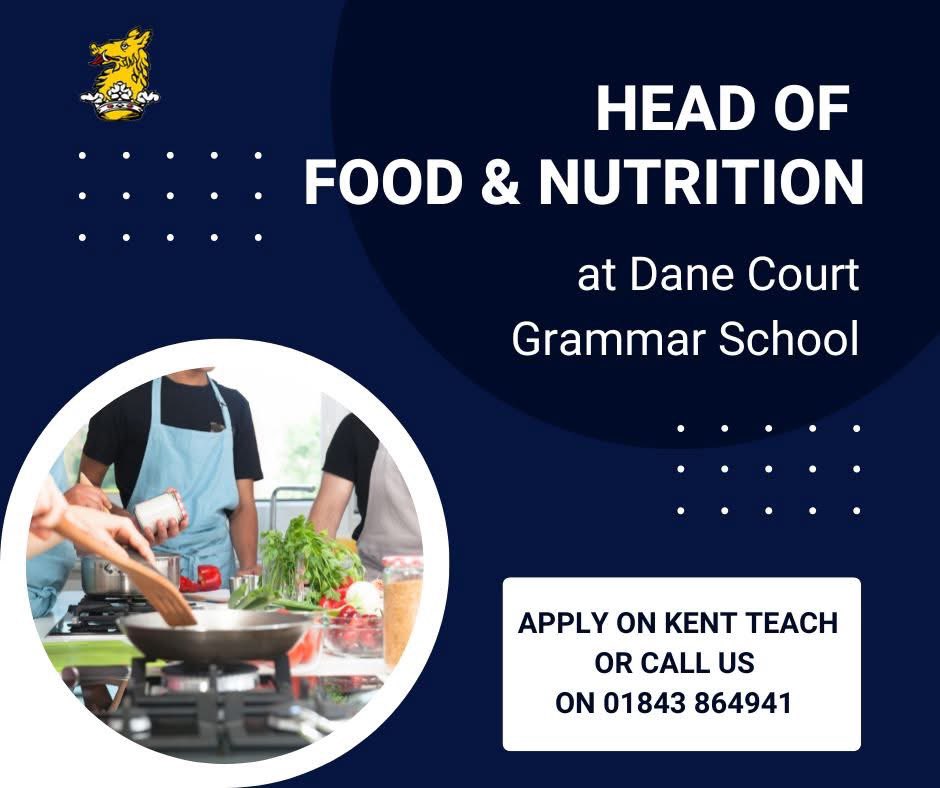 Dane_Court_GS's tweet image. Four great opportunities to join our staff body 🌟
kent-teach.com/School/Directo…
