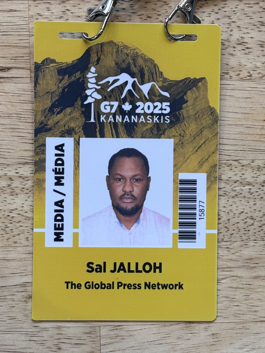Sal Jalloh (@saljalloh07) on Twitter photo As the founder of the www. theglobalpressnetwork.com I am extremely proud to have been invited and accredited to be part of the 2025 G7 Summit, where some of the world's most powerful leaders meet for high-level meetings on some of the most pressing global issues. <a href="/baysontheroad/">JAMES BAYS</a> As the founder of the www. theglobalpressnetwork.com I am extremely proud to have been invited and accredited to be part of the 2025 G7 Summit, where some of the world's most powerful leaders meet for high-level meetings on some of the most pressing global issues. <a href="/baysontheroad/">JAMES BAYS</a>