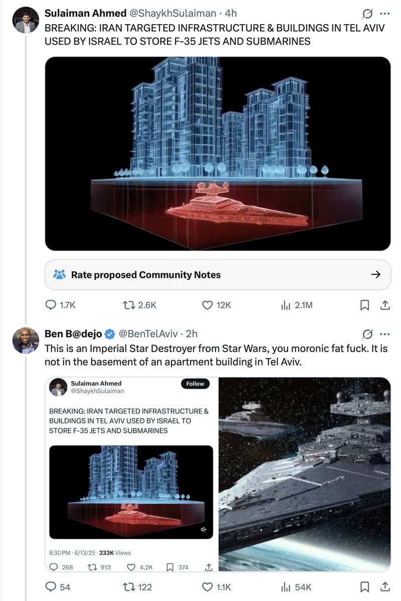 Qui escriu tuits com el de ‘la nau espacial amagada en edificis de Tel Aviv’ és la principal font dels informatius de TV3 <a href="/som3cat/">3Cat</a>. Les seves informacions esbiaixades o directament falses es difonen cada dia als TN creant una atmosfera antisemita i anti-israeliana al nostre país