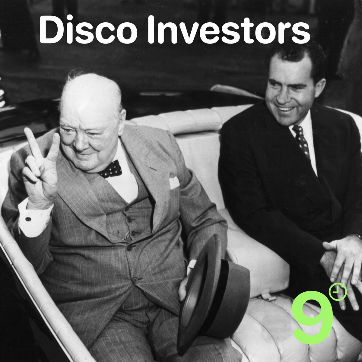 Artwork never used: this was the first cover design for Disco Investors.